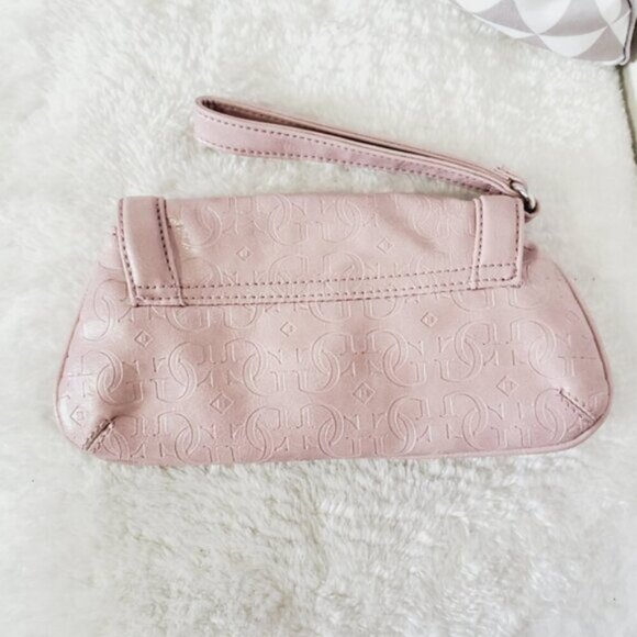 Guess Y2K Pink Mean Girls Embelisshed genuine Leather Wristlet Wallet - Picture 5 of 6